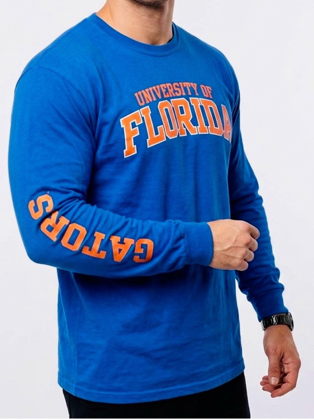 UNIVERSITY OF FLORIDA 🐊 Gators Blue Orange Long Sleeve Tee Unisex Cotton Tshirt